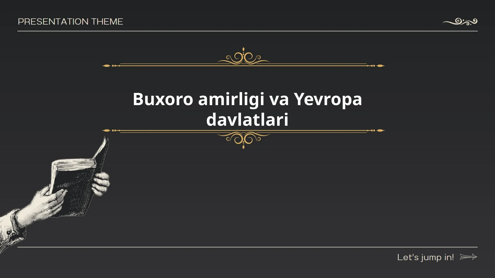 Buxoro amirligi va Yevropa davlatlari 1