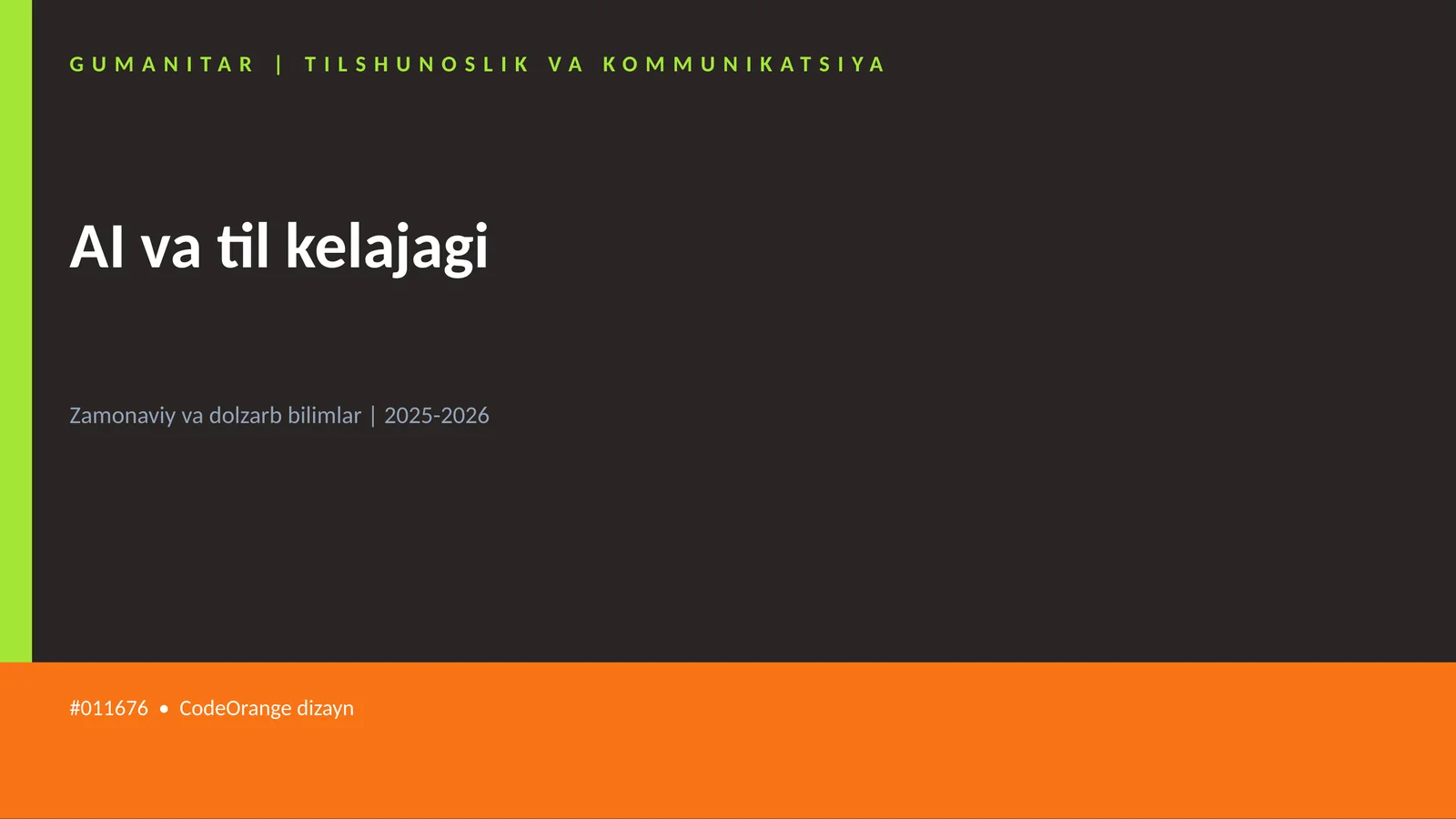 AI va til kelajagi 1