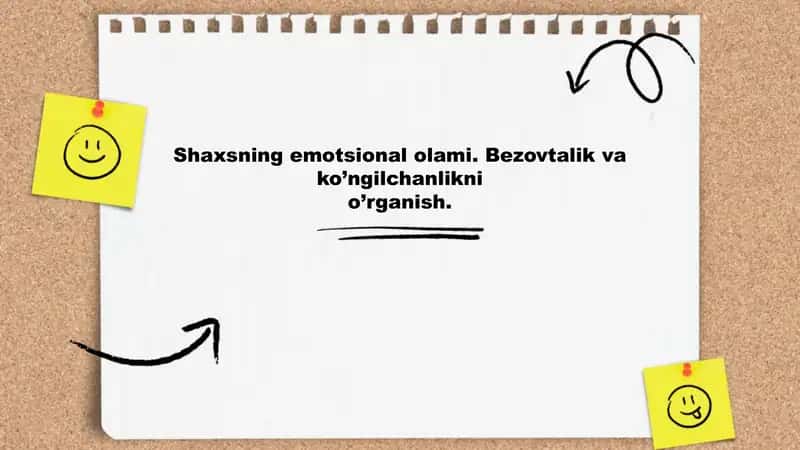 Shaxsning emotsional olami 1
