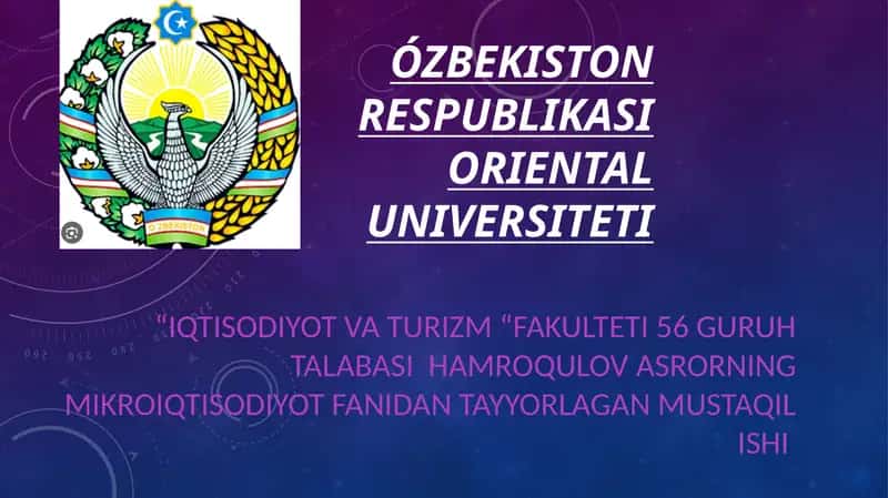 Ishlabchiqarish va Innovatsion texnologiyalar 1