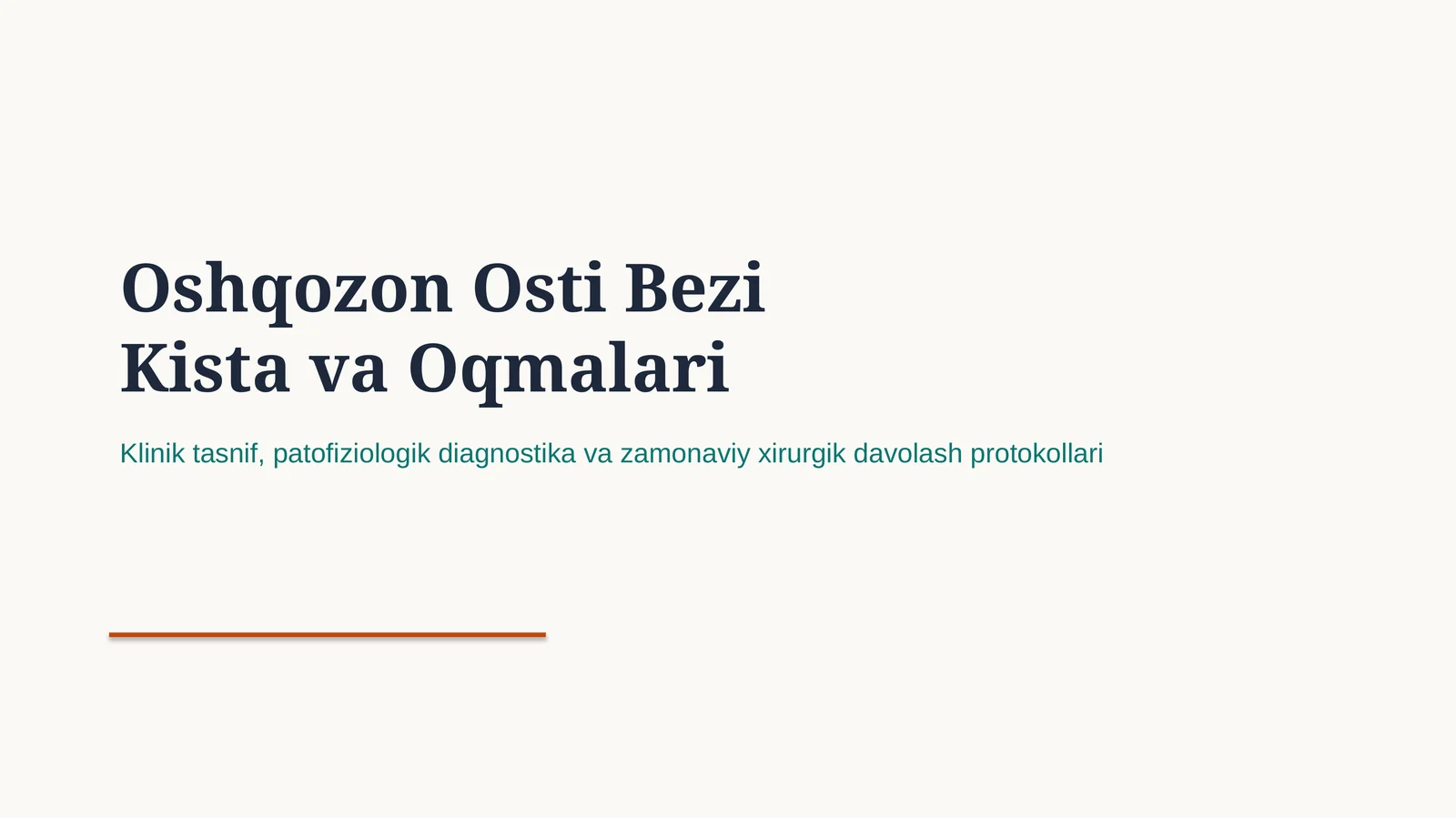 OSHQOZON OSTI BEZI KISTA VA OQMALARI | 15 SLAYDLI PROFESSIONAL TIBBIY TAQDIMOT 1