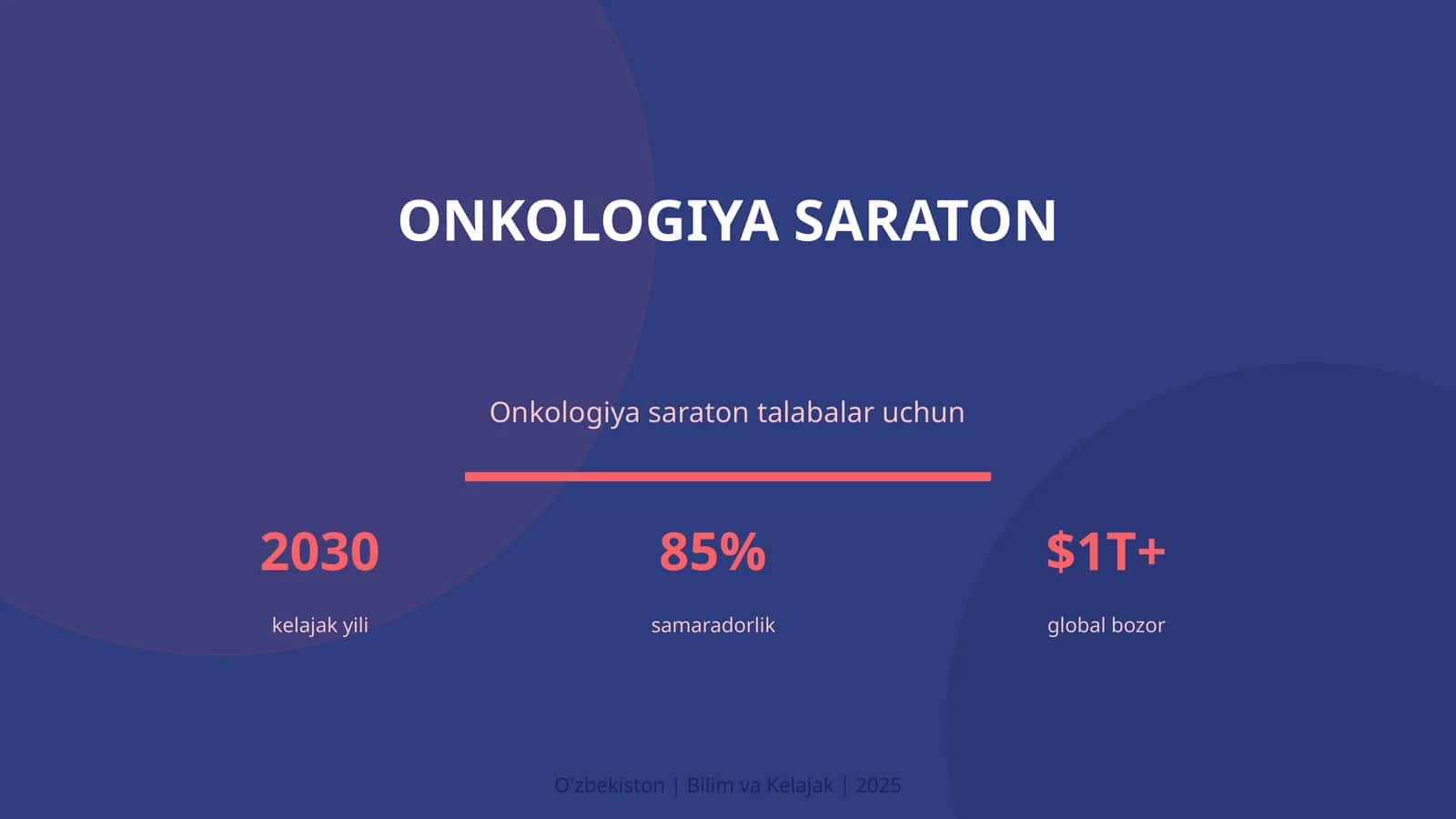 Onkologiya saraton 1