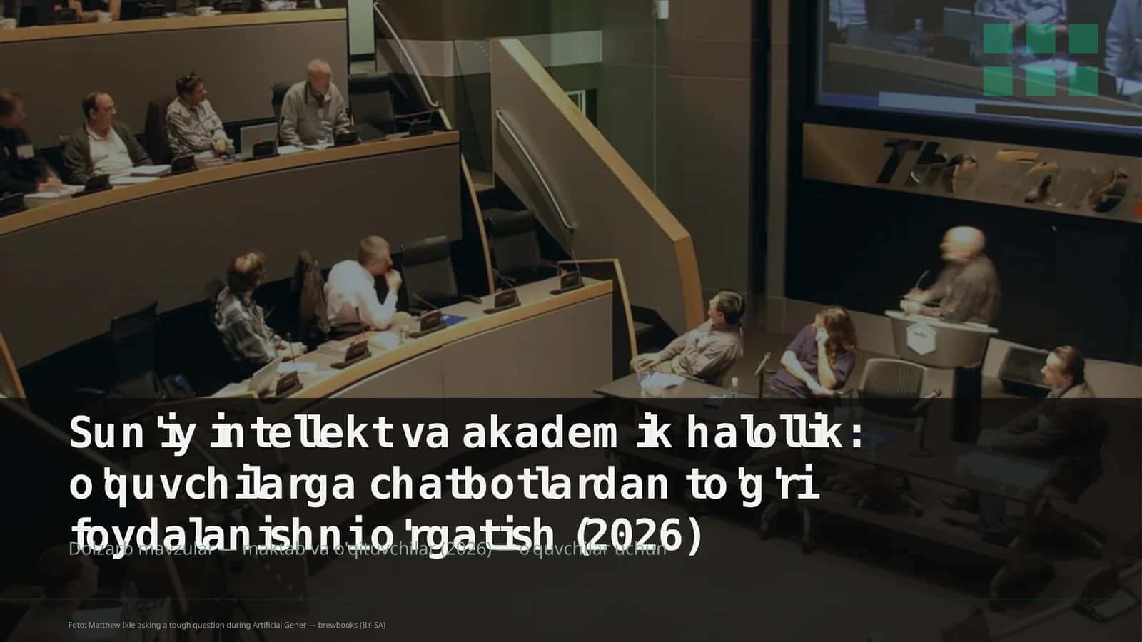 Sun'iy intellekt va akademik halollik 1