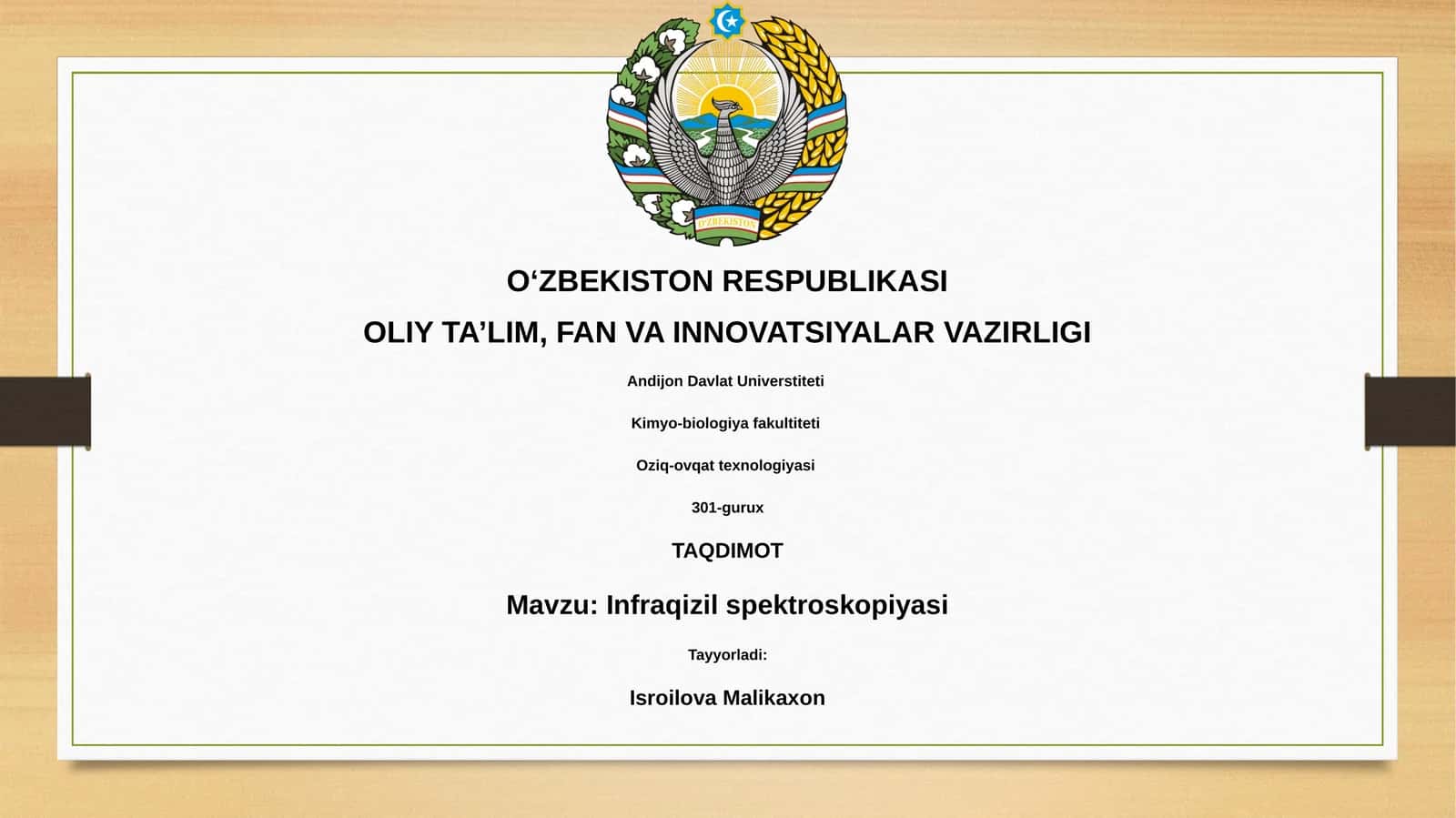 Infraqizil spektroskopiyasi 1
