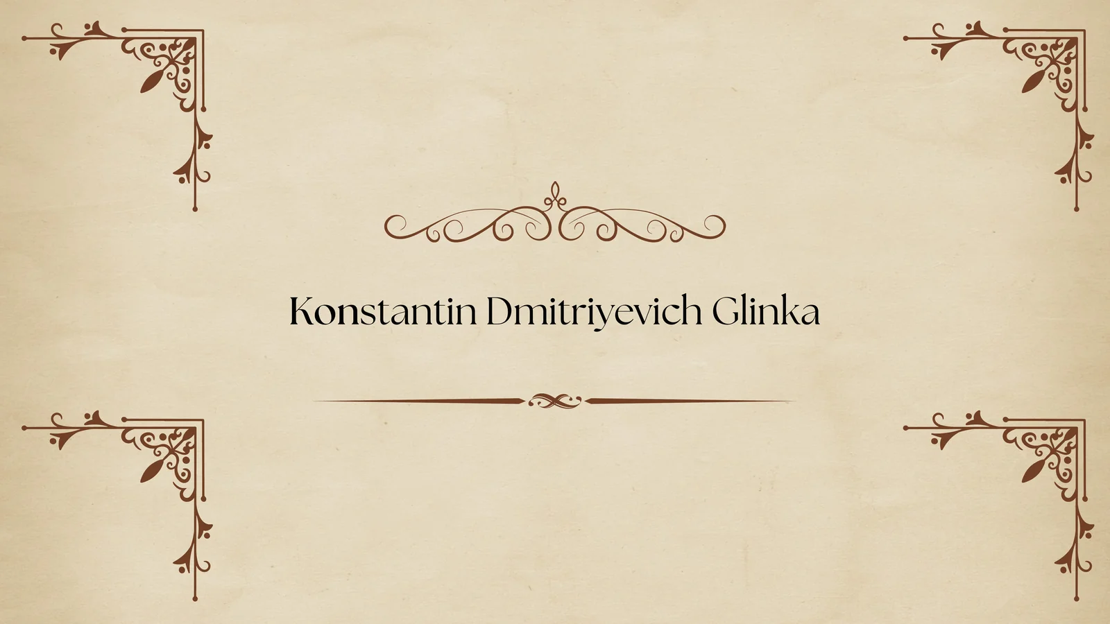 Konstantin Dmitriyevich Glinka 1