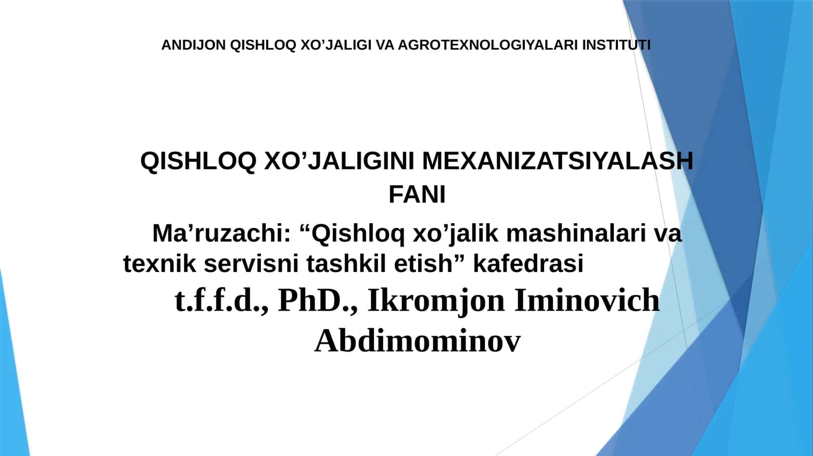 O‘SIMLIKLARNI HIMOYALASH MASHINALARI 1