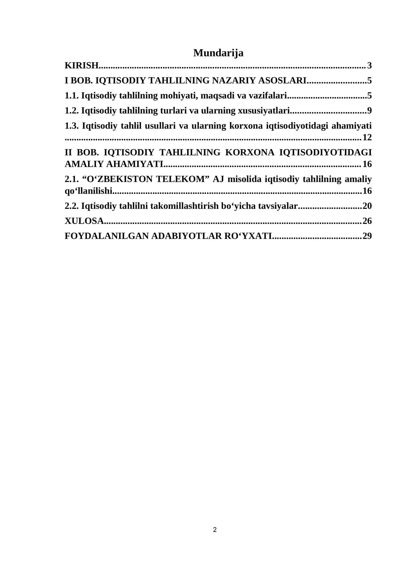 IQTISODIY TAHLILNING NAZARIY ASOSLARI 1
