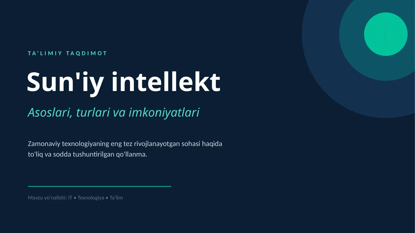 Suniy intelekt 1