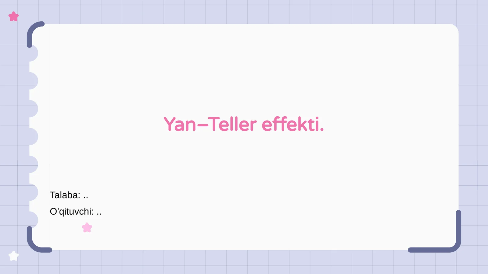 Yan–Teller effekti 1