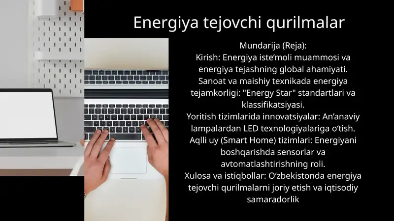 Energiya tejovchi qurilmalar 1