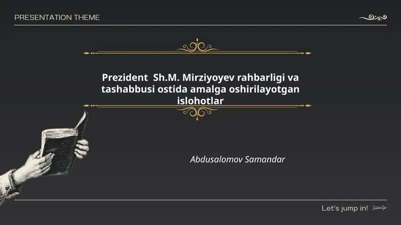 Iqtisodiy islohotlar va bozor iqtisodiyotini mustahkamlash 1