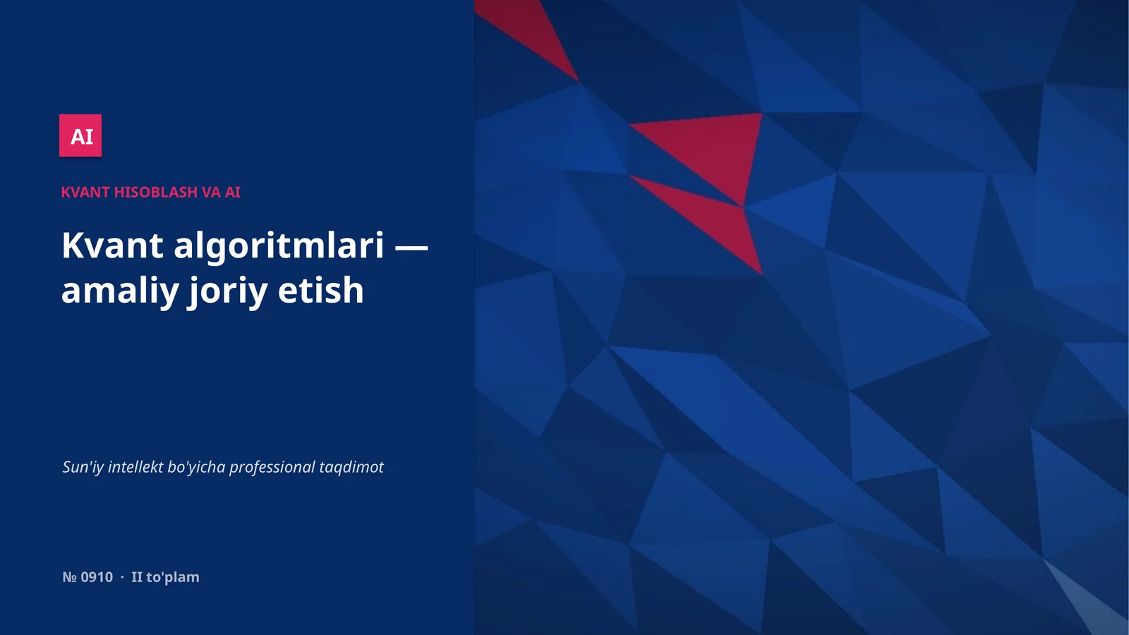 AI KVANT HISOBLASH VA AI 1