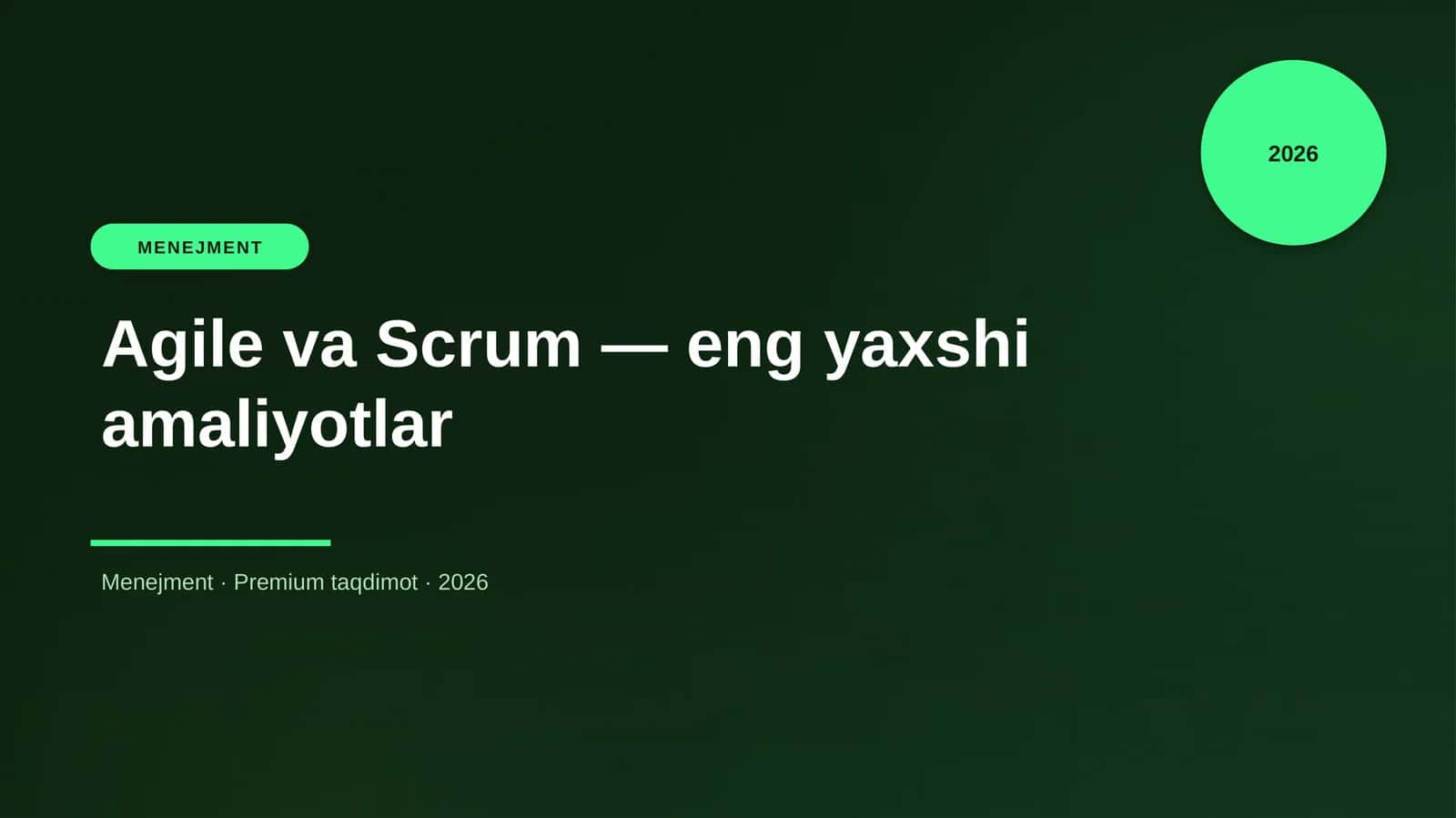 Agile va Scrum — eng yaxshi amaliyotlar 1
