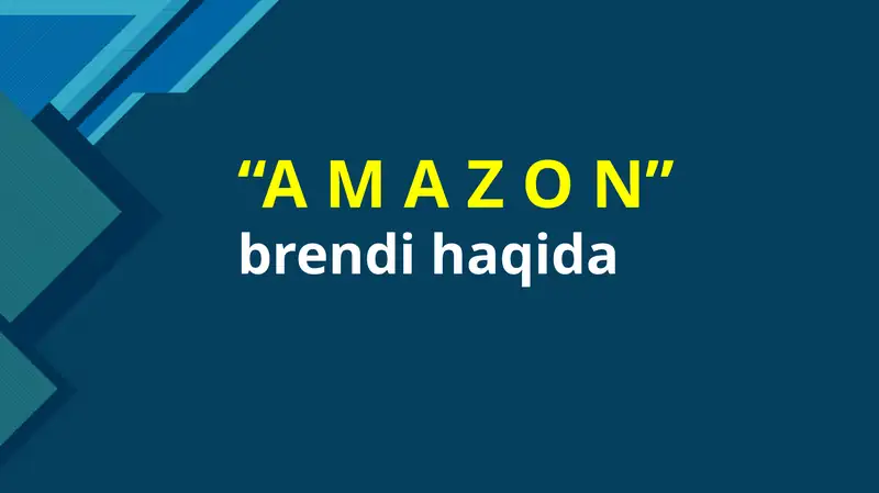 AMAZON HAQIDA slayd 1