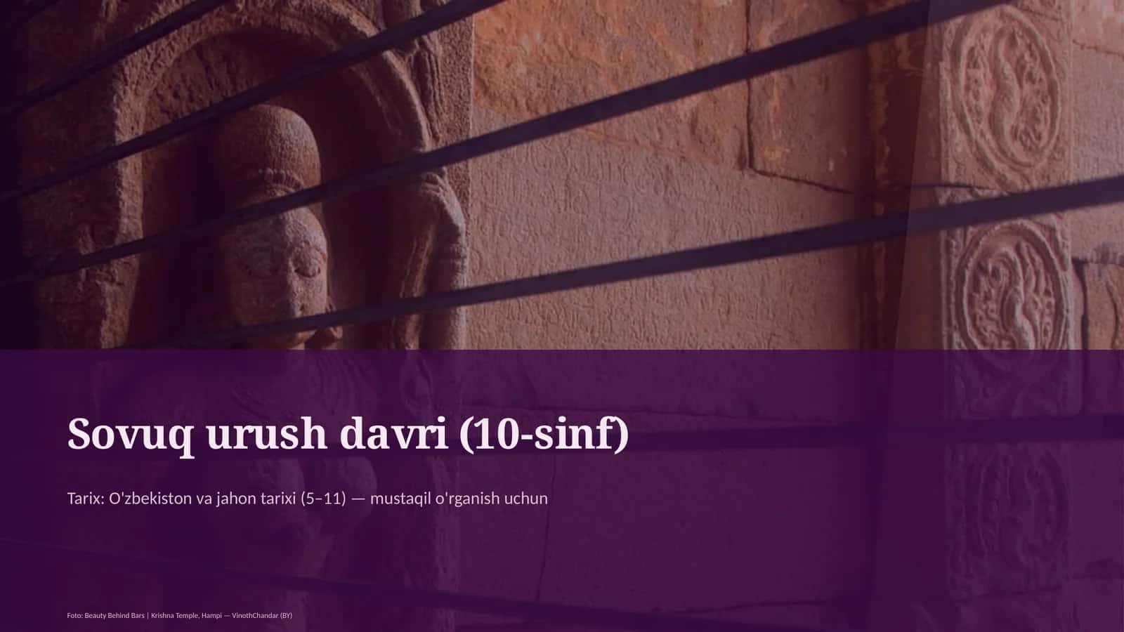 Sovuq urush davri (10-sinf) 3