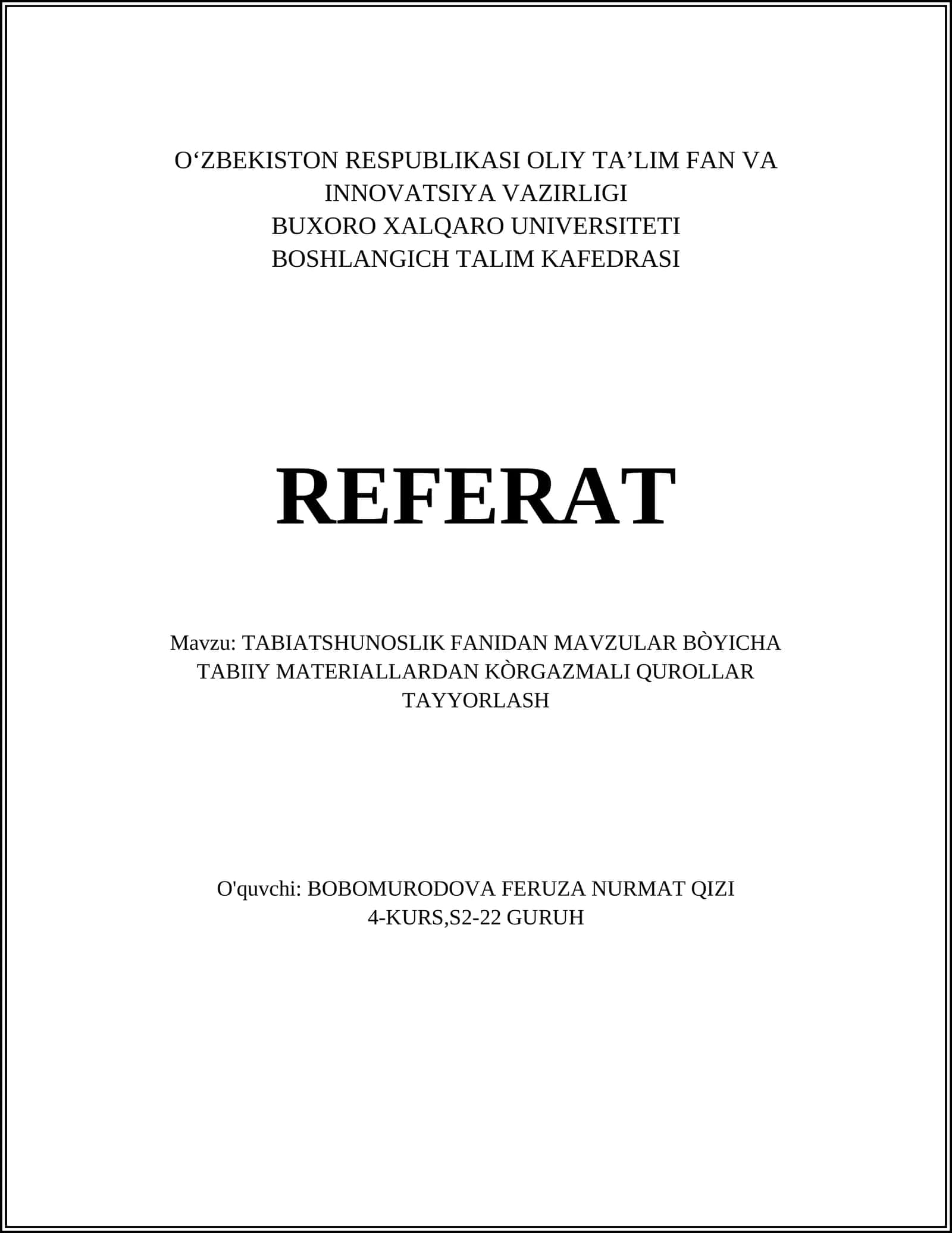 Barg, gul va urug‘lardan herbariy tayyorlash 1