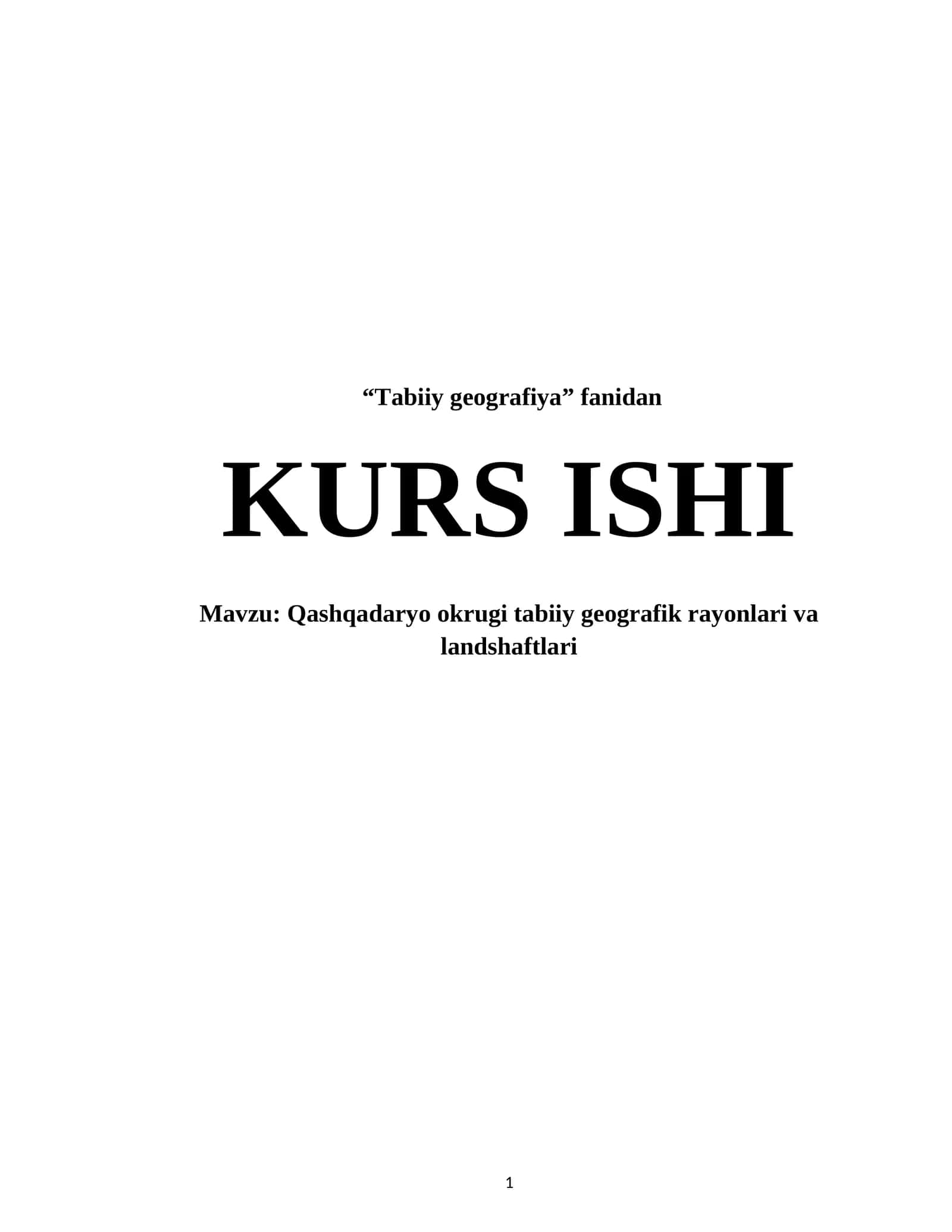 Qashqadaryo okrugi tabiiy geografik rayonlari va landshaftlari 1