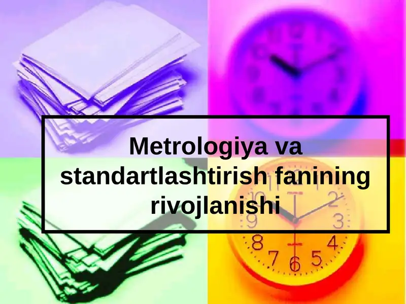 Metrologiyavastandartlashtirish
