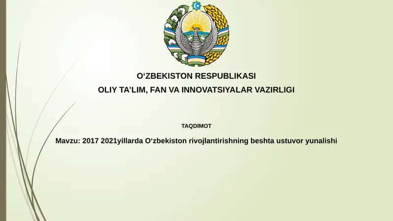 Iqtisodiyotni rivojlantirish 1