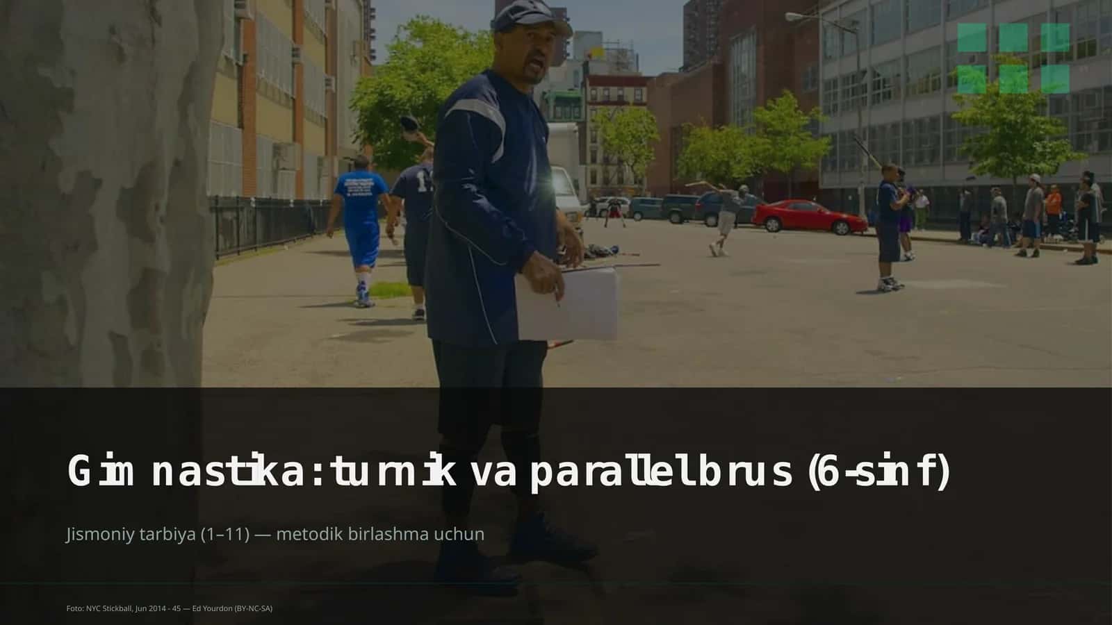 Gimnastika: turnik va parallel brus (6-sinf) 1