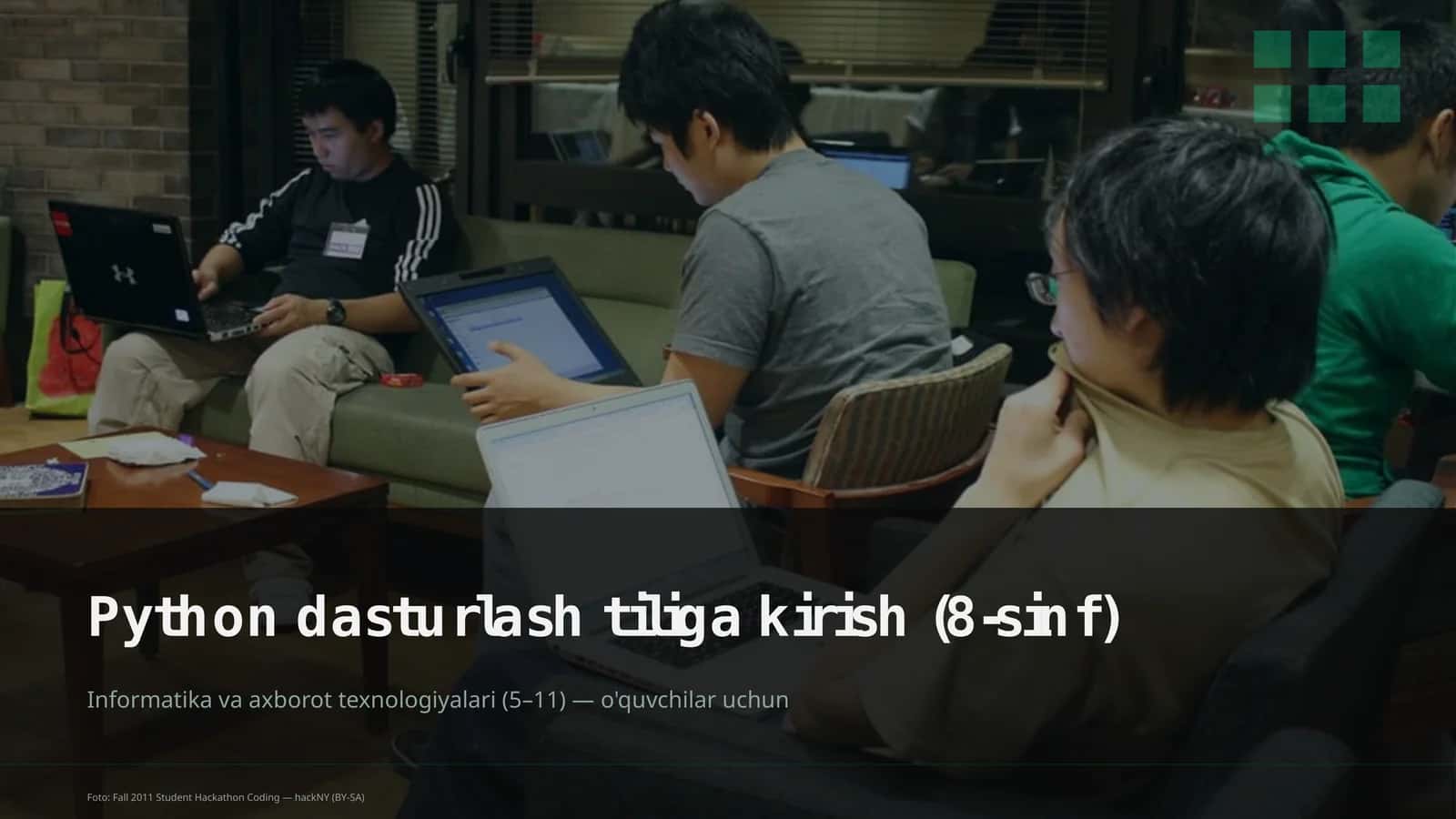 Python dasturlash tiliga kirish (8-sinf) 1