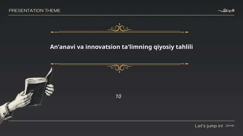 An'anavi va innovatsion ta'limning qiyosiy tahlili 1