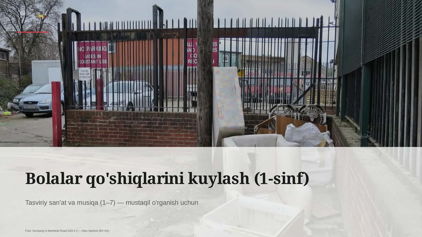Bolalar qo'shiqlarini kuylash (1-sinf) 1