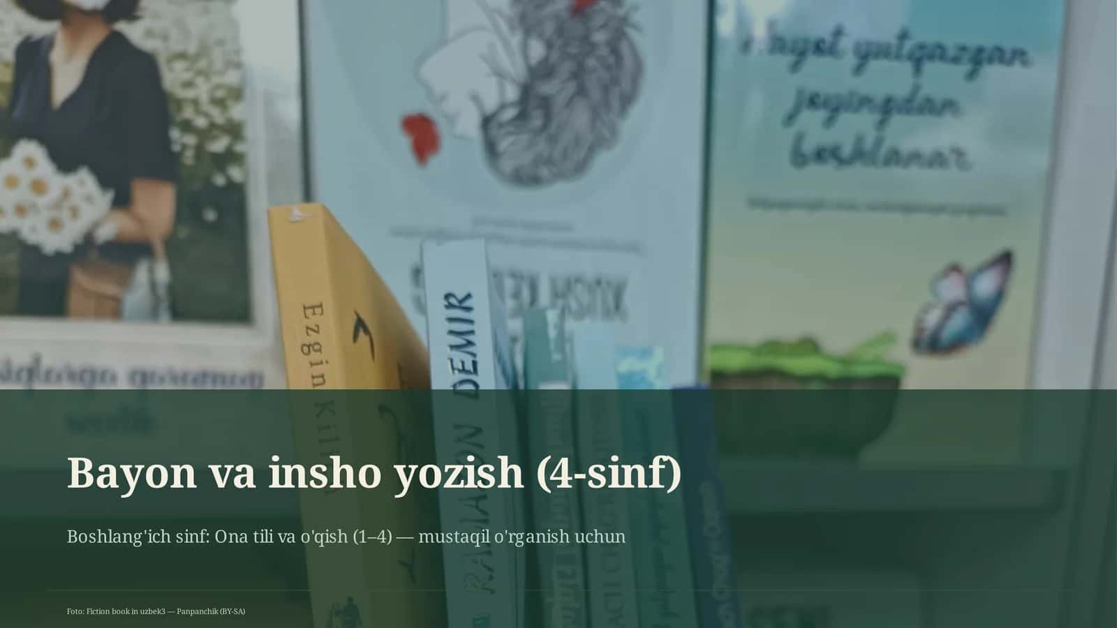 Bayon va insho yozish (4-sinf) 1