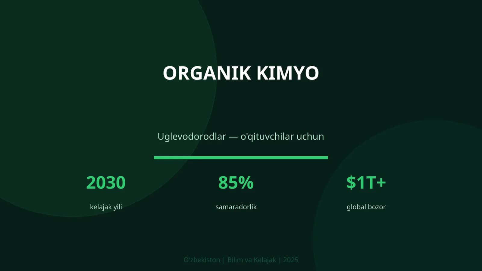 Organik kimyo uglevodorodlar 1