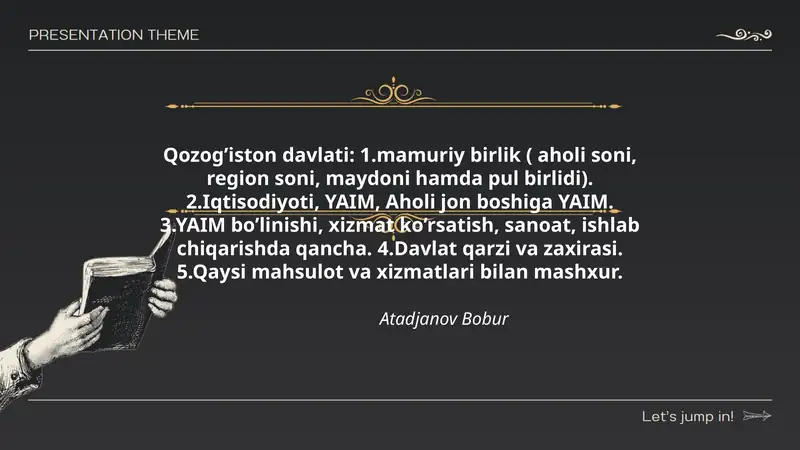 Qozog’iston davlati 1