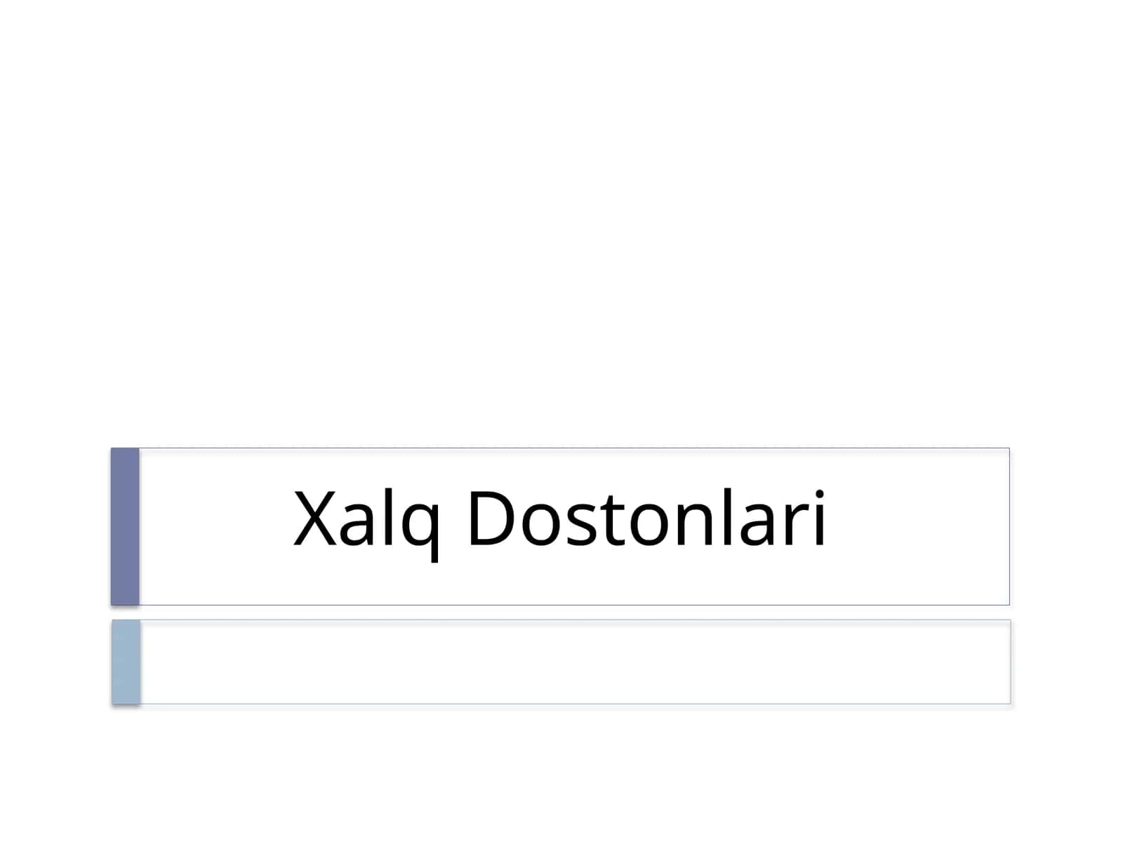 XalqDostonlari 1