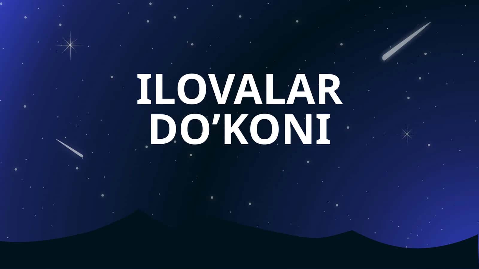 ILOVALAR DO’KONI LOYIHASI 1