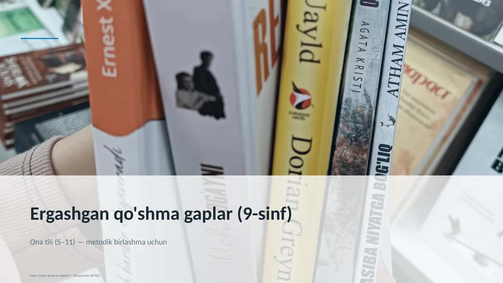 Ergashgan qo'shma gaplar (9-sinf) 1
