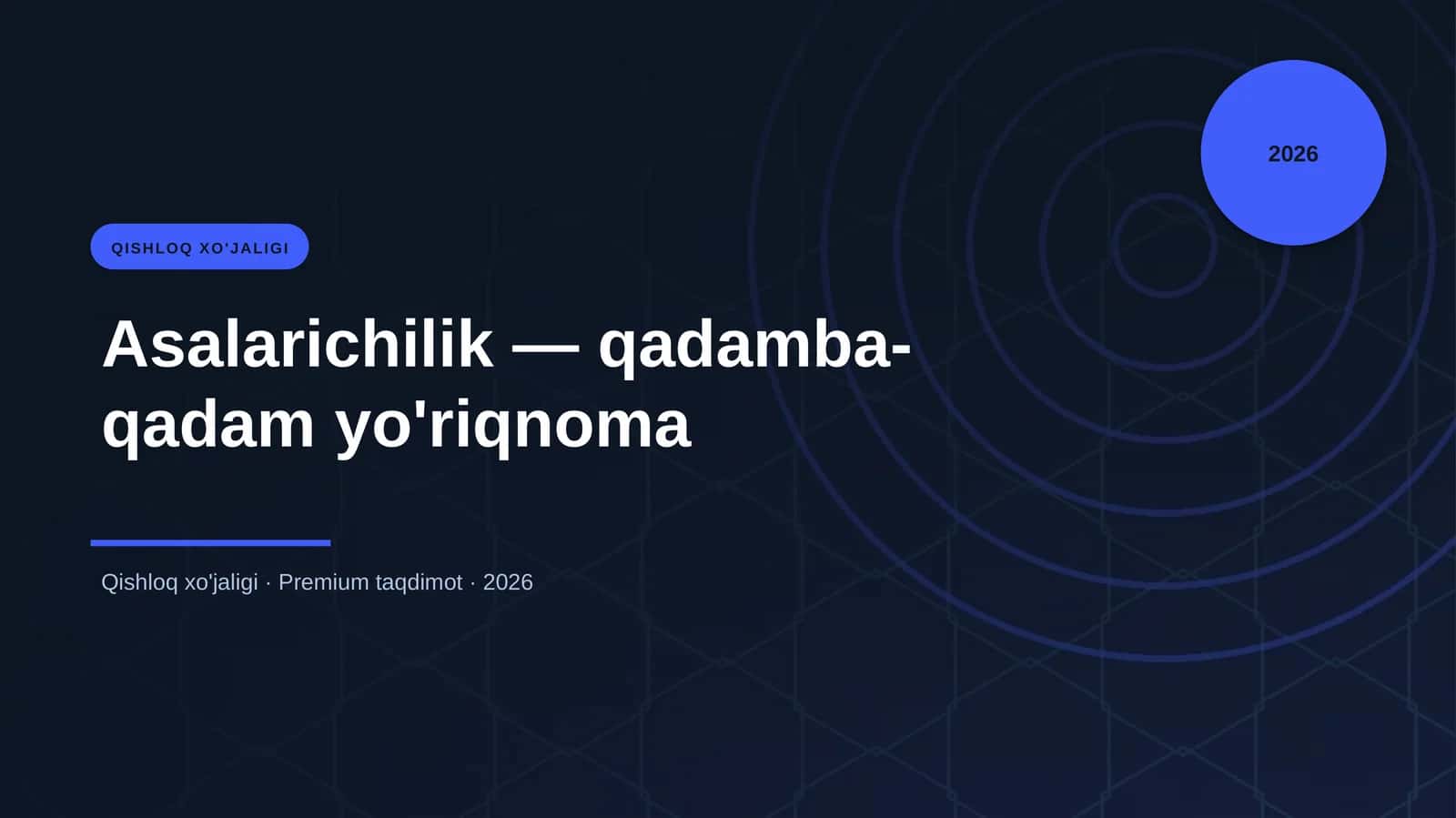 Asalarichilik — qadamba-qadam yo'riqnoma 1
