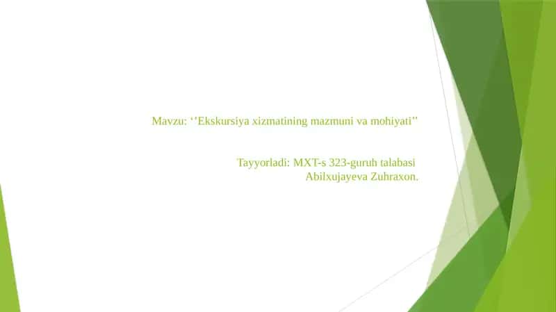 Ekskursiya xizmati 1