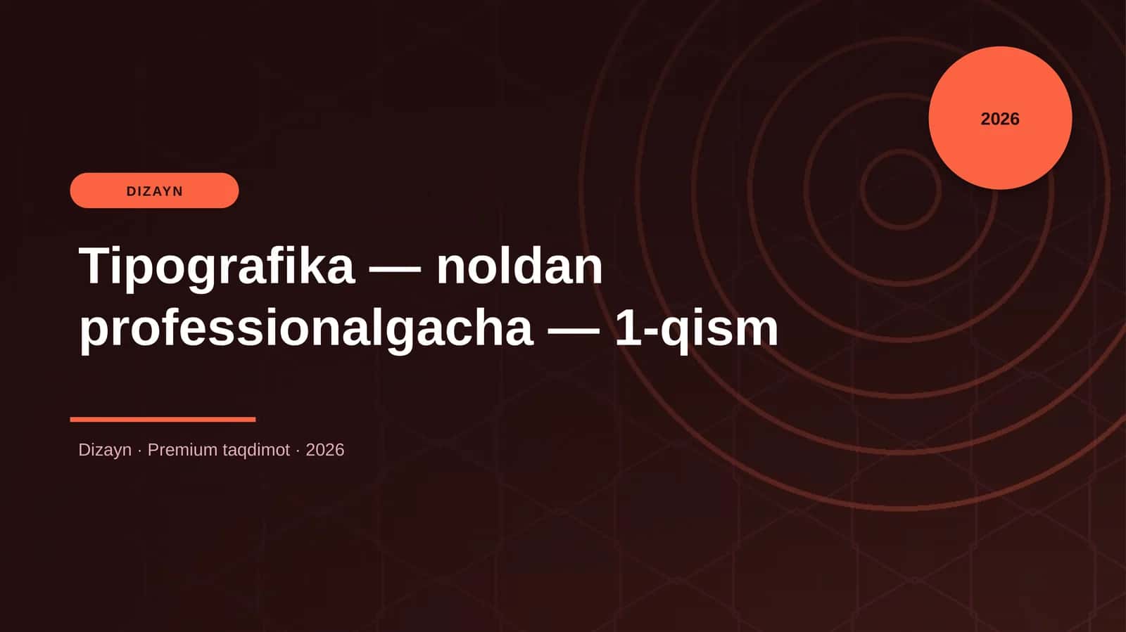 Tipografika — noldan professionalgacha — 1-qism 2