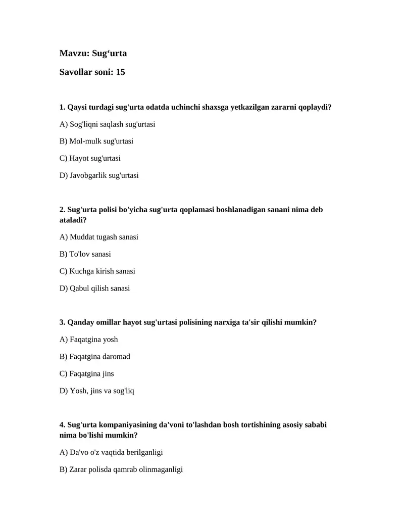 Sugʻurta 1