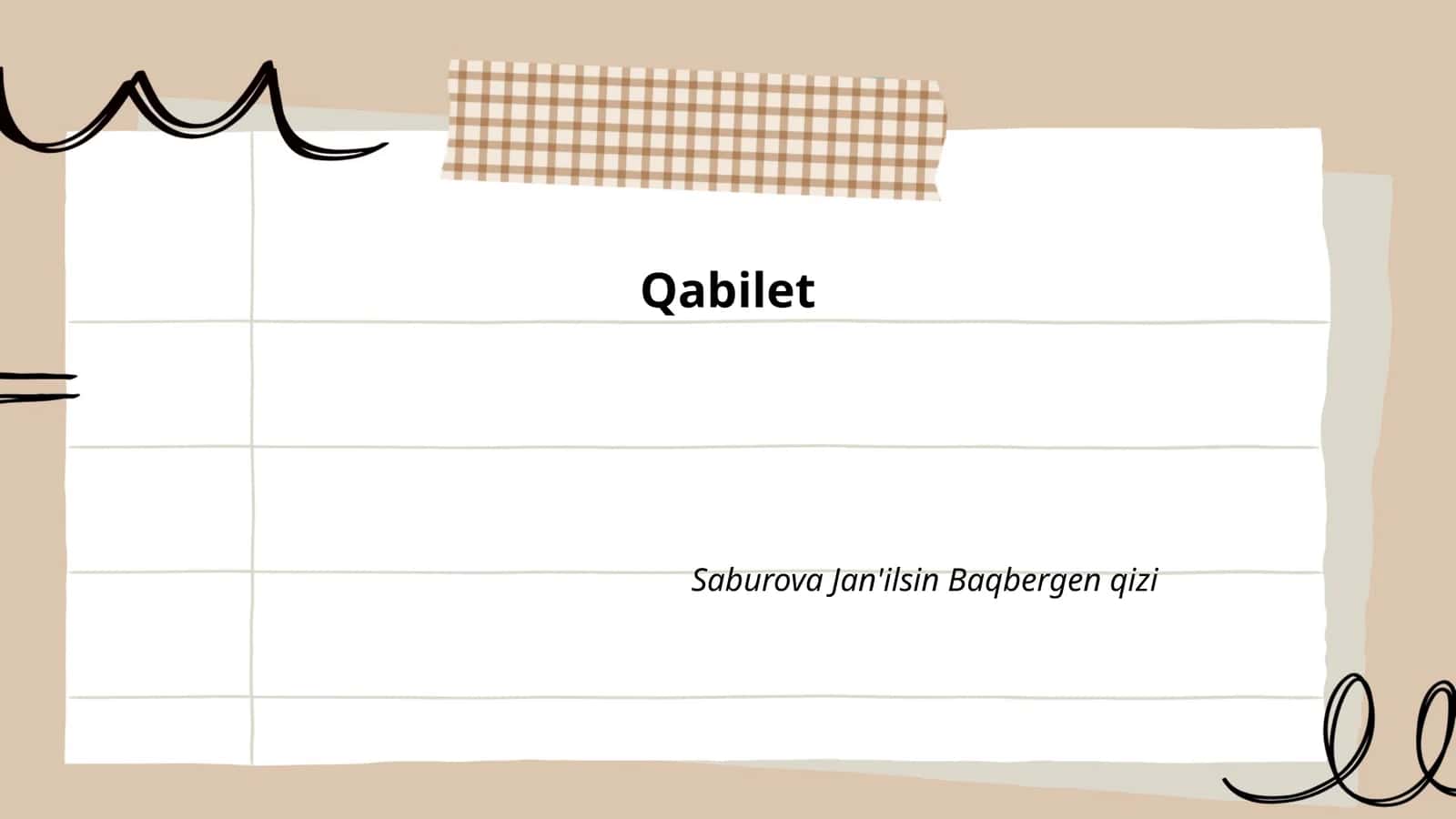 Qabilet 1