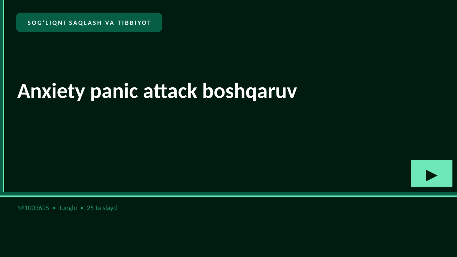 Anxiety panic attack boshqaruv 1