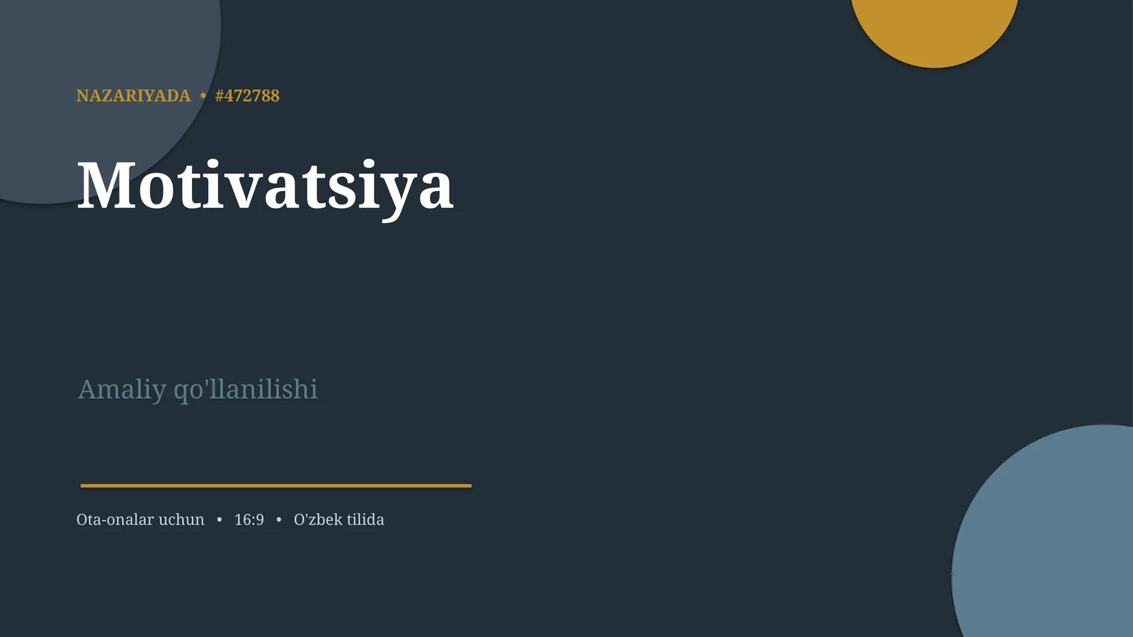 Motivatsiya 1