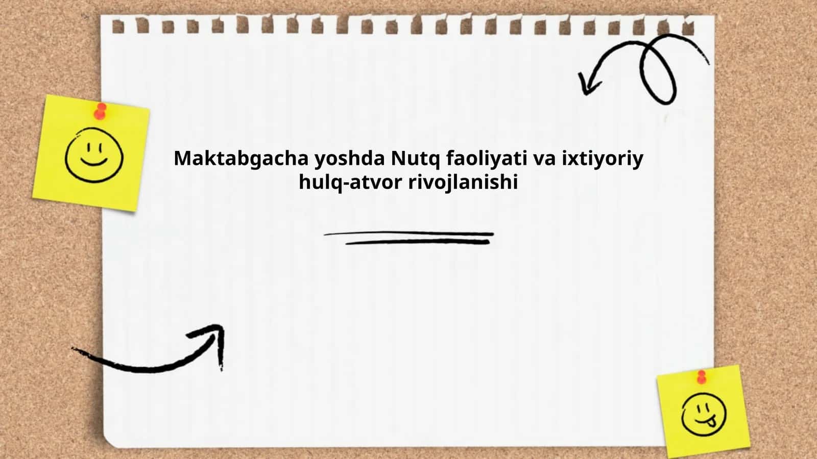 Nutq faoliyati va ixtiyoriy hulq-atvor rivojlanishi 1
