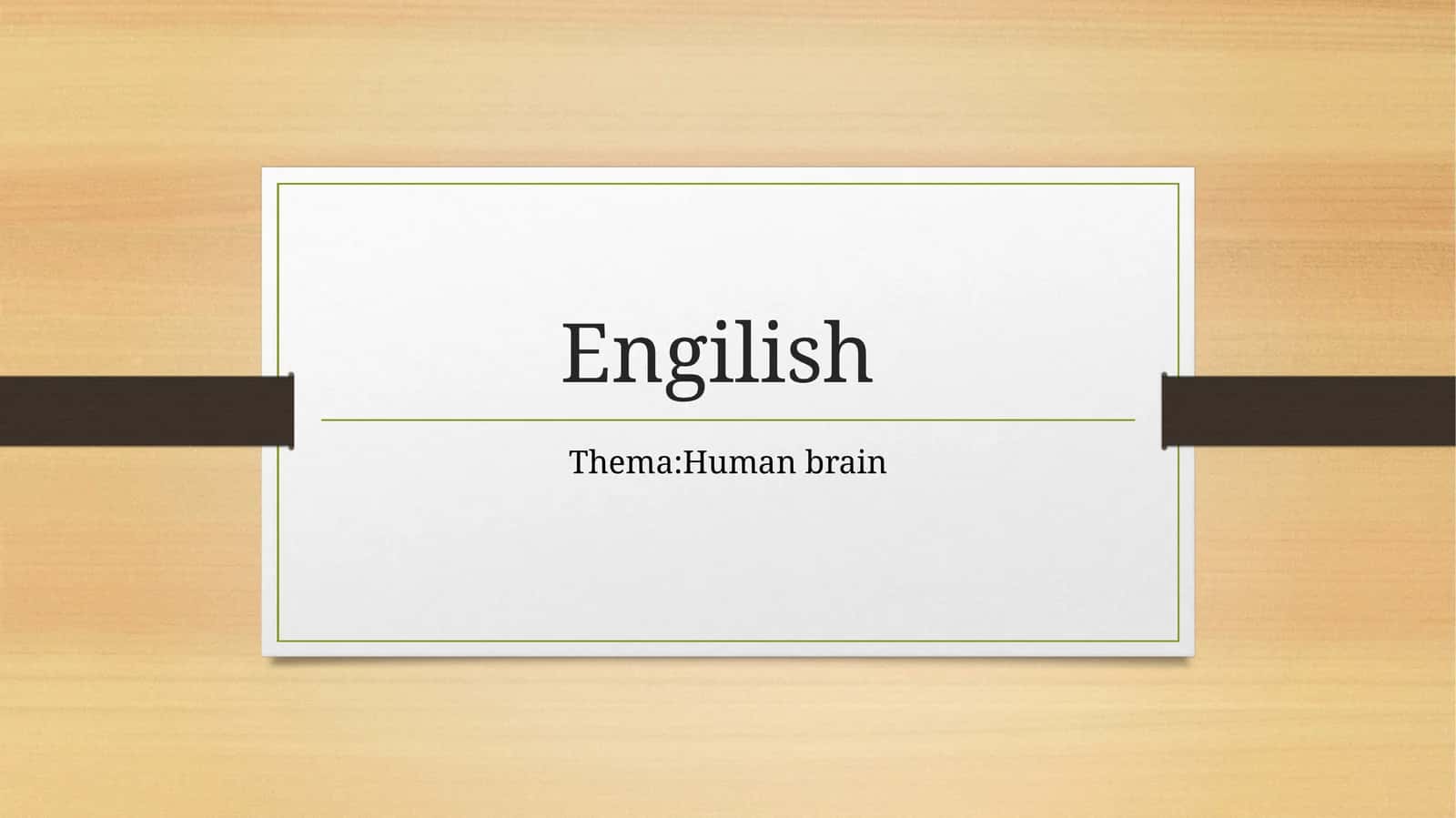 Human Brain: An Overview 1