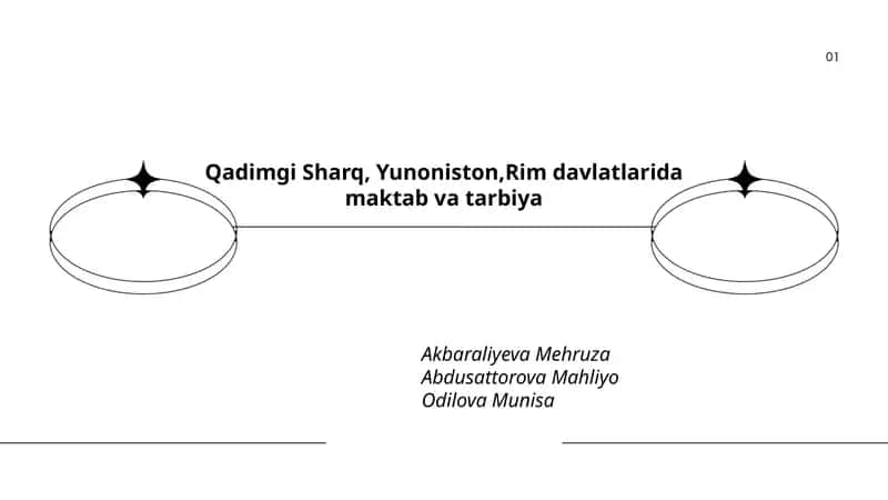 Qadimgi Sharqda (Misr, Mezopotamiya) boshlangʻich taʼlim tizimi 1