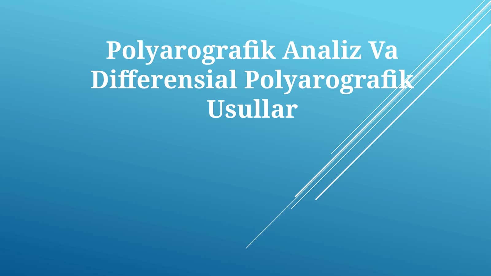 Polyarografik Analiz Va DifferensialPolyarografikUsullar 1