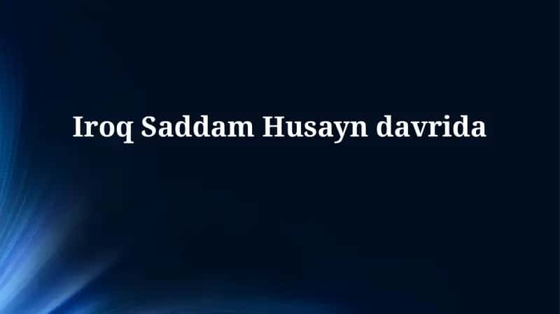 Saddam Husayn hokimiyatga kelishi va mustahkamlanishi 1