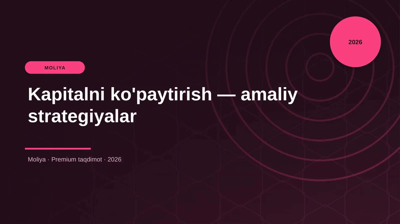 Kapitalni ko'paytirish — amaliy strategiyalar 1