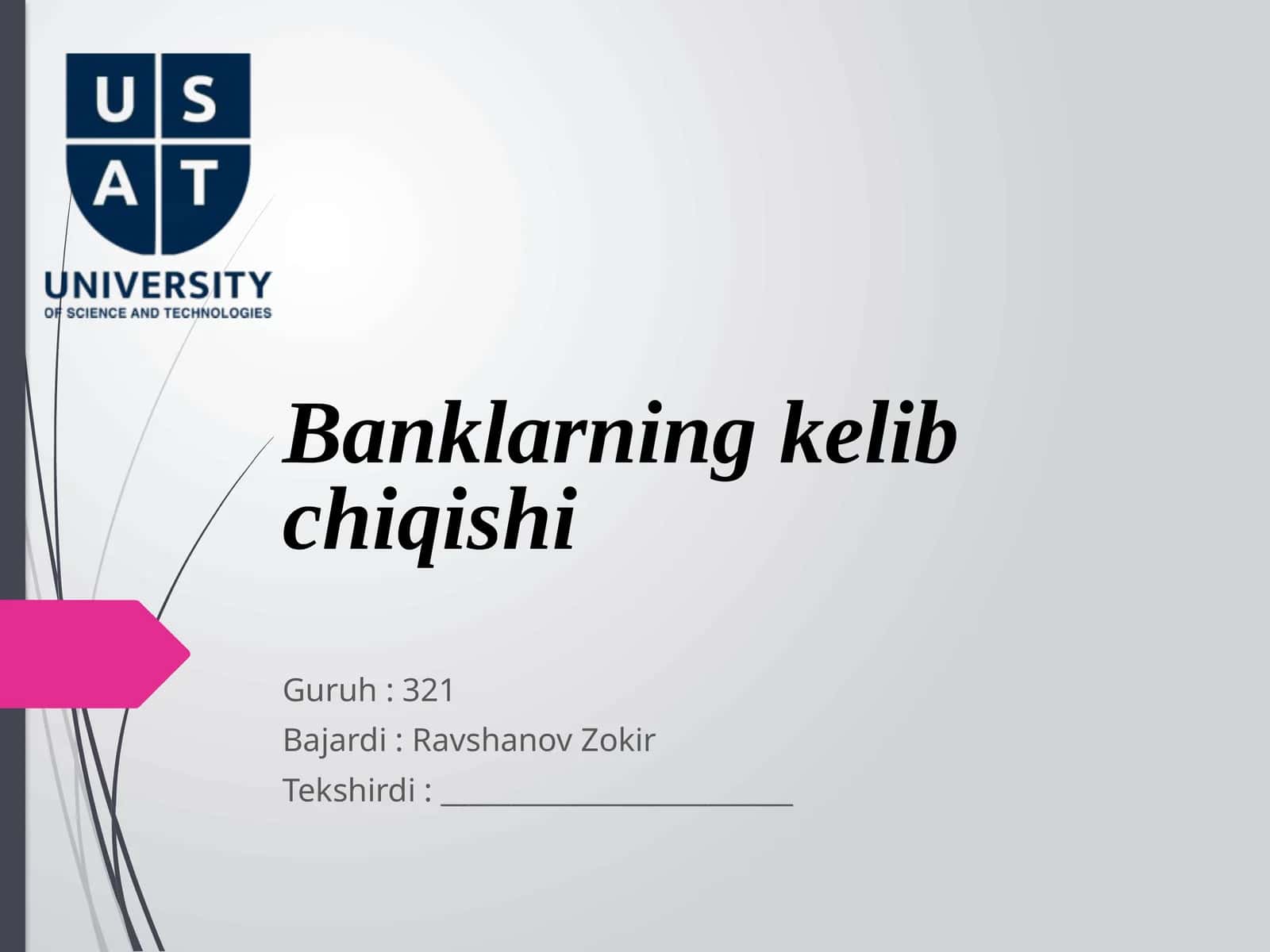 Banklarningkelibchiqishi 1