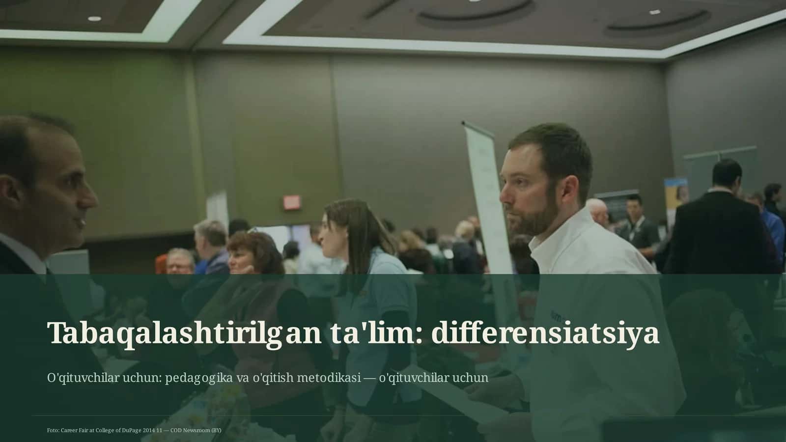Tabaqalashtirilgan ta'lim: differensiatsiya 3