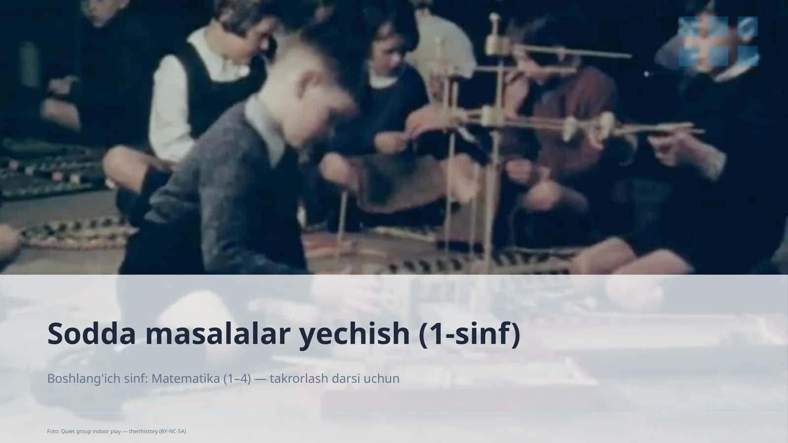 Sodda masalalar yechish (1-sinf) 1