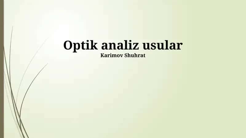 Optik tolali sensorlar 1